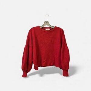 H&M Vibrant Red Crew Neck Sweater